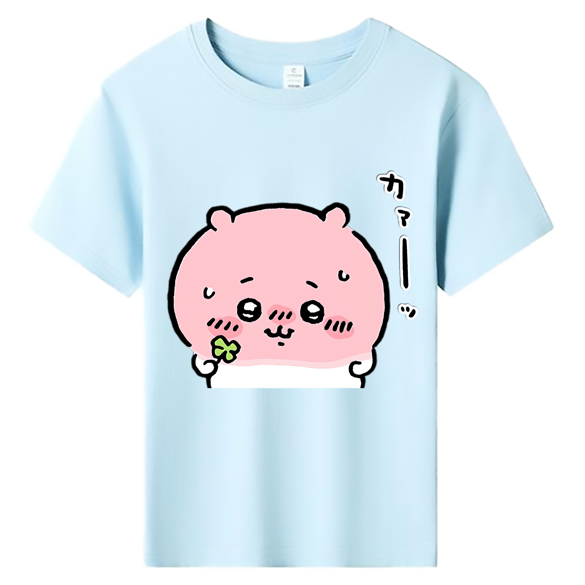 （画像用） ちいかわ ちいかわ Chii-kawa chiikawa 綿100％キッズTシャツ（フロントプリント）